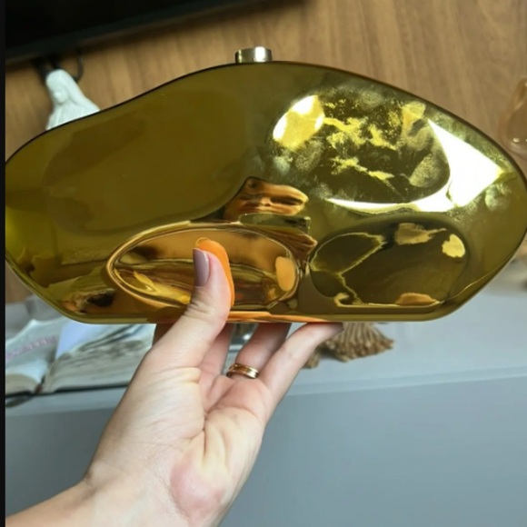 HIGH QUALITY Vintage Gold Evening clutch wedding bag. FREE SHIPPING!! - Picture 13 of 17